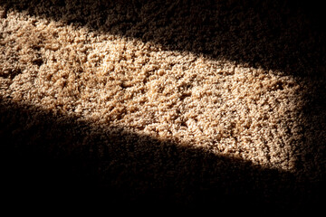 Light from the window on the carpet