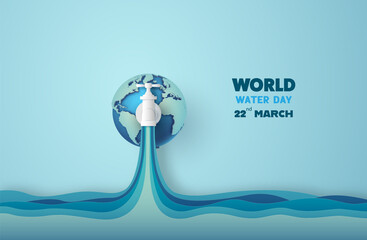 concept of ecology and world water day .