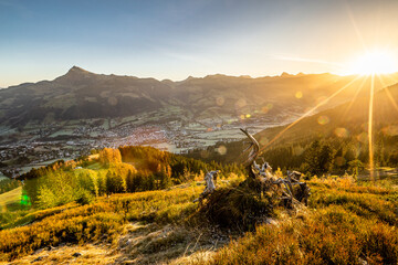 Sonnenaufgang in Kitzbühel