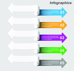 Obraz premium Infographics banners for web layout.