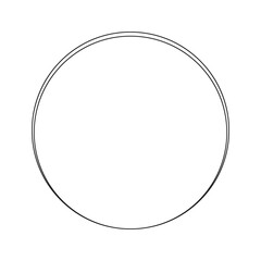  ink circle. black logo oval shape Ink frame. vector illustration on white background . 