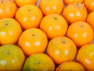 Delicious orange fruit background