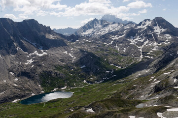 Fototapeta na wymiar Mountain scenery of Queyras (Alps, France)