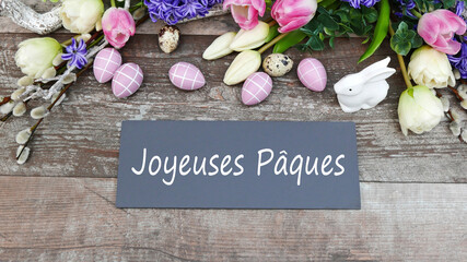 Carte de Pâques: Joyeuses Pâques