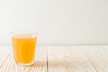 fresh and hot ginger juice glass