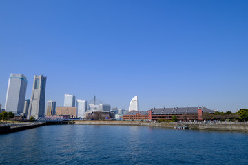 Naklejka premium 神奈川県横浜市みなとみらい
