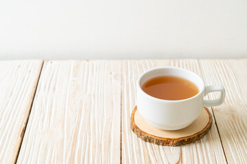 fresh and hot ginger juice glass
