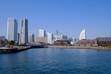 Naklejka premium 神奈川県横浜市みなとみらい