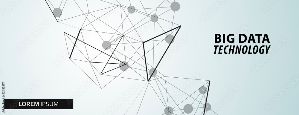 Poster modern pattern. abstract modern print. communication network. graphic design template. technology ne
