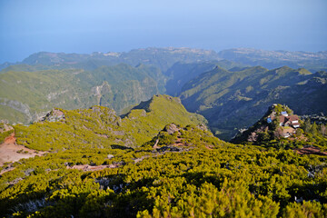 Mountains Pico Ruivo Madeira landscape