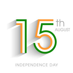 Illustration of Indian Independence day,15 August.