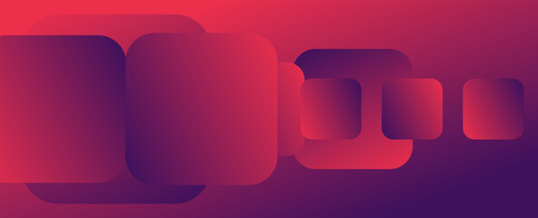 Square shapes composition geometric abstract background. 3D shadow effects and fluid gradients. Modern overlapping forms