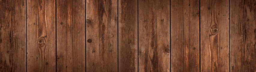 old brown rustic dark grunge wooden boards texture - wood timber wall background banner panorama