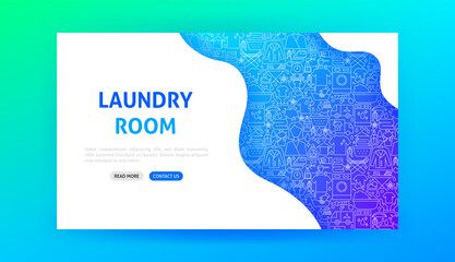 Laundry Room Landing Page
