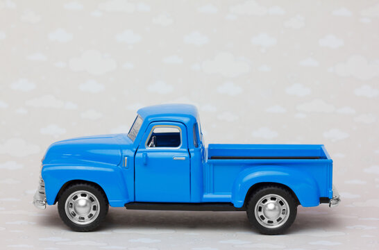 Empty toy Pickup Truck,  for the delivery of different goods