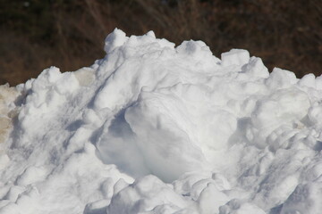 Fototapeta na wymiar 積もった雪