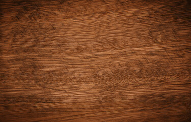 Fototapeta premium Dark brown with remnants of black paint wooden background texture