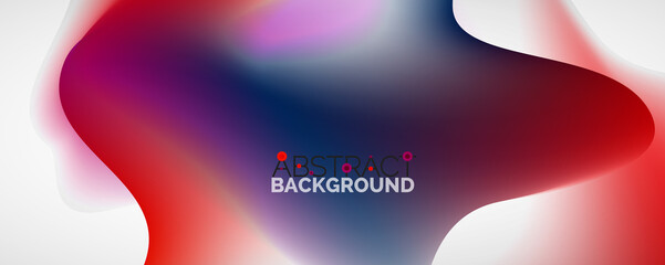 Fluid color gradient abstract background, trendy colorful wallpaper. Vector illustration for placards, brochures, posters, banners and covers
