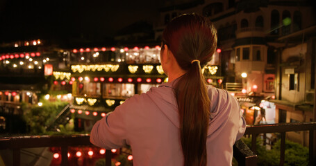 night of Jiufen old city