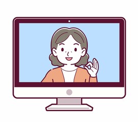 リモートワークする人