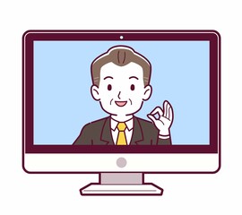 リモートワークする人