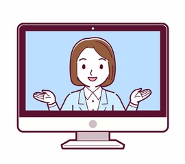 リモートワークする人