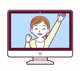 リモートワークする人