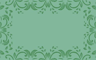 background design with leaf frame nice for packaging, mockup and banner template