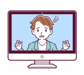 リモートワークする人