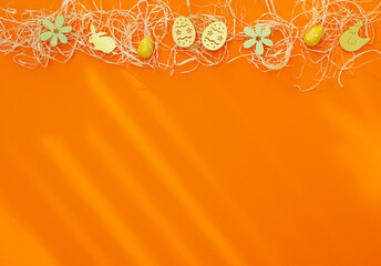 Background with sunlight pattern for easter and spring