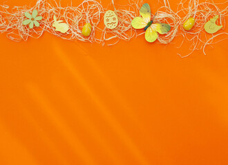Background with sunlight pattern for easter and spring