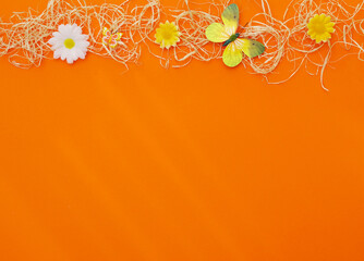Background with sunlight pattern for easter and spring