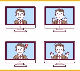 リモートワークする人