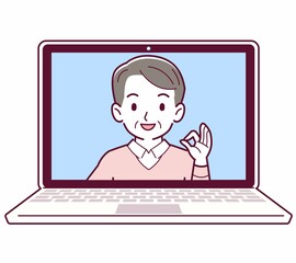 リモートワークする人