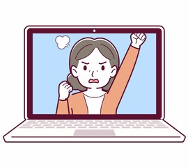 リモートワークする人