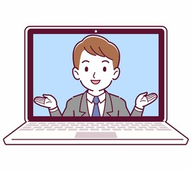 リモートワークする人