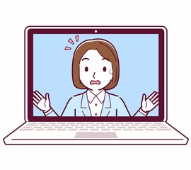 リモートワークする人