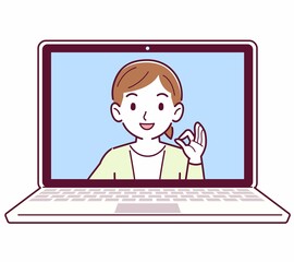 リモートワークする人