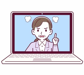 リモートワークする人