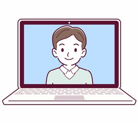 リモートワークする人