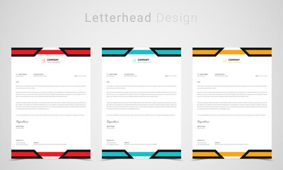 letterhead design, General business letterhead template 