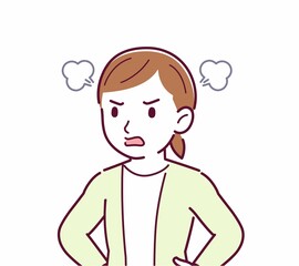 Obraz premium 人物の斜め