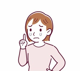 主婦のイラスト