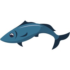 Vector fish sea ocean or pond underwater life
