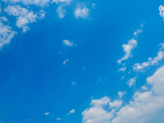 Fototapeta na wymiar Blue sky with clouds for background