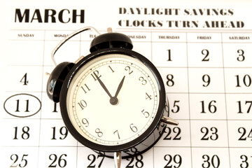 Daylight Savings Spring Forward sunday at 2:00 a.m.