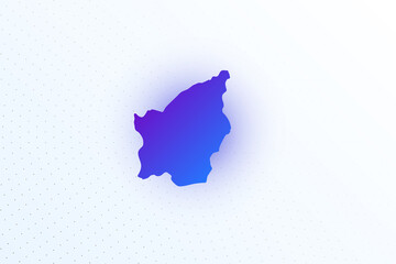 Map icon of San Marino. Colorful gradient map on light background. Modern digital graphic design. Light white backdrop vector