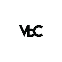 vbc letter original monogram logo design