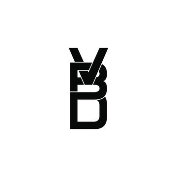 vbd letter original monogram logo design