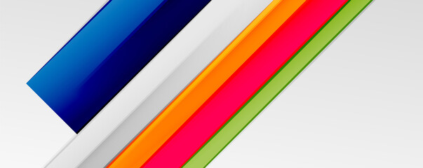 Color abstract lines trendy geometric background for business or technology presentation, internet poster or web brochure cover, wallpaper
